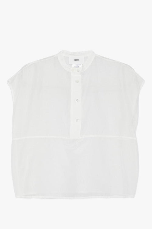 Camicia Coreana Donna Bianco