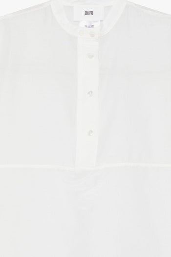 Camicia Coreana Donna Bianco - 3