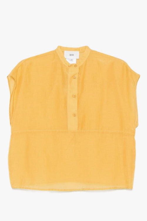 Camicia Coreana Donna Giallo