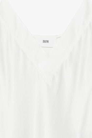 Top Spalline Sottili Donna Bianco - 3