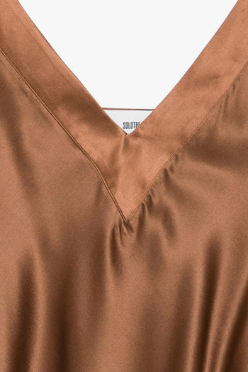Top Spalline Sottili Donna Marrone - 3