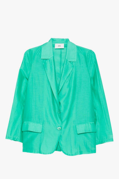 Giacca Monopetto Donna Verde