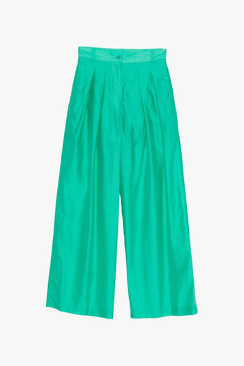 Pantalone Palazzo Donna Verde - 5