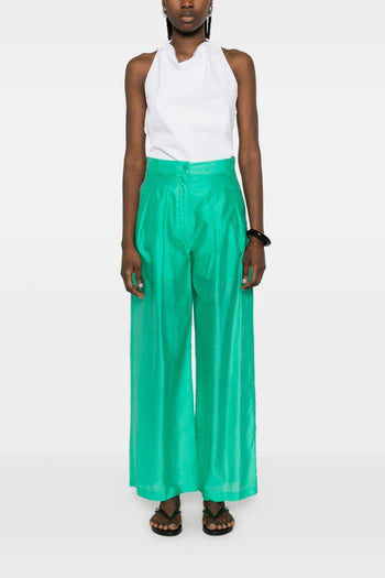 Pantalone Palazzo Donna Verde - 2