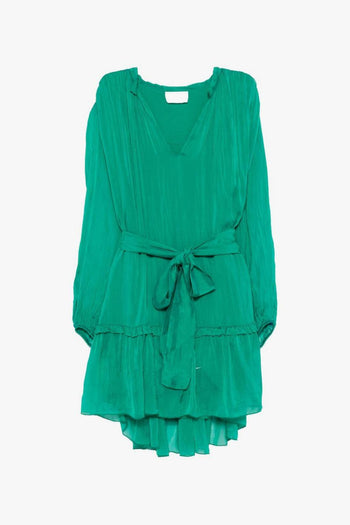 Abito con Cintura Donna Verde - 6
