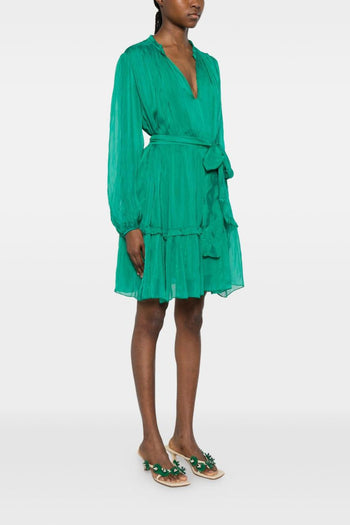 Abito con Cintura Donna Verde - 2