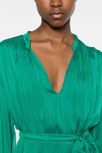 Abito con Cintura Donna Verde - 5