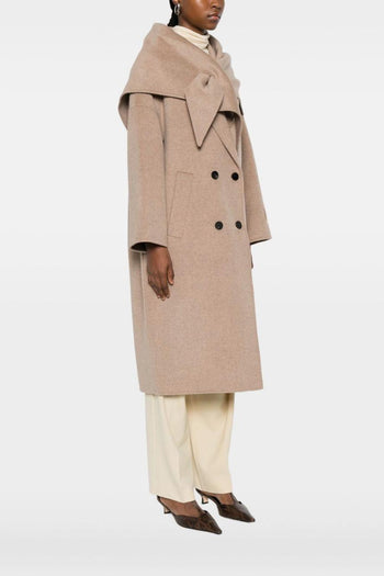 Cappotto Marrone Donna Doppiopetto - 3