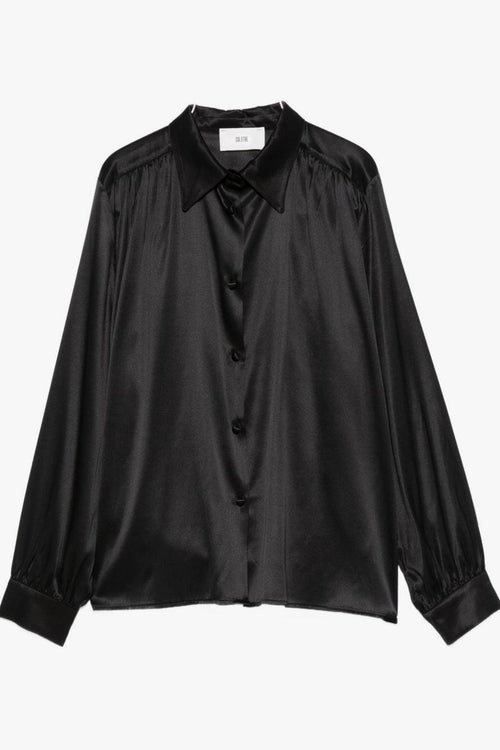 Camicia Nero Donna Raso