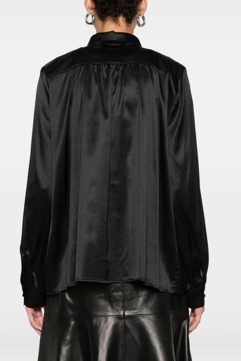 Camicia Nero Donna Raso - 3