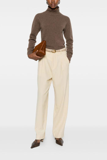 Pantalone Giallo Donna Piega - 2