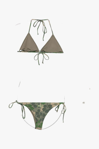Saint Barth Bikini Hibiscus Camo 52 Donna - 2