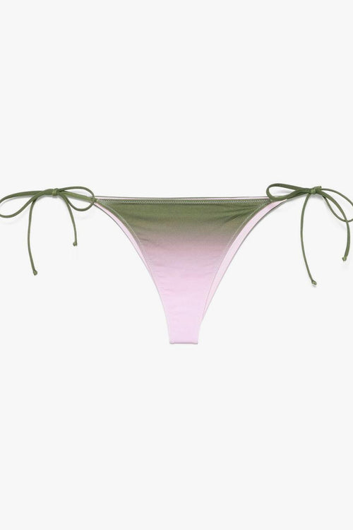 Saint Barth marielle Donna Slip verde e rosa
