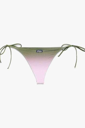 Saint Barth marielle Donna Slip verde e rosa - 2