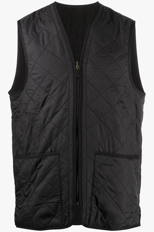 Gilet Nero Uomo Trapuntato Polarquilt