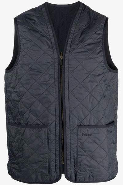Gilet Blu Uomo Trapuntato