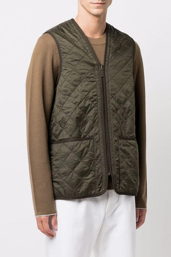 Gilet Verde Uomo Trapuntato - 2