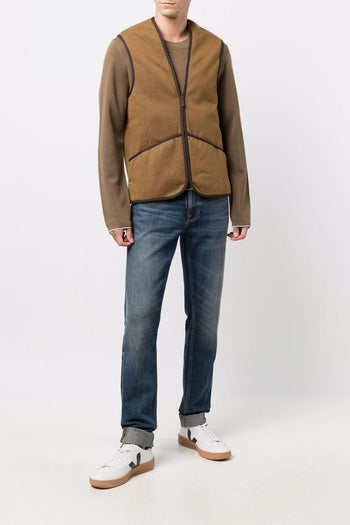 Gilet Marrone Uomo Warm Pile - 2