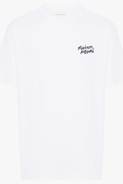 T-shirt Bianco Uomo Logo Firma