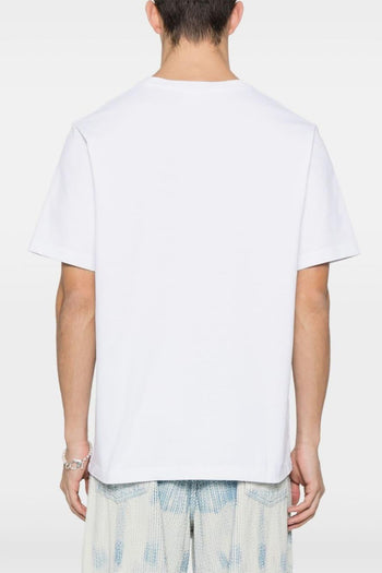 T-shirt Bianco Uomo Logo Firma - 3