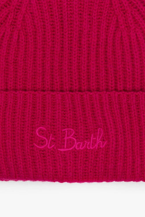 Saint Barth Cappellino Rosso Donna Moss Ricamo Logo - 2