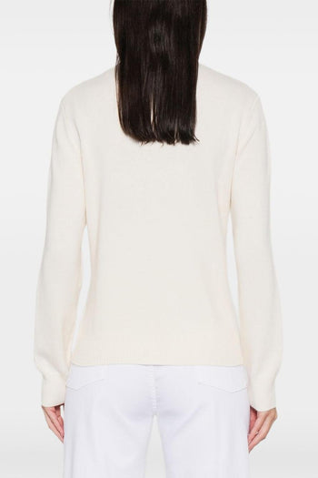 Saint Barth Maglia Beige Donna Stress Addicted - 5