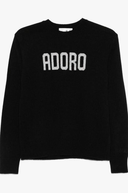 Saint Barth Maglia Nero Donna Adoro