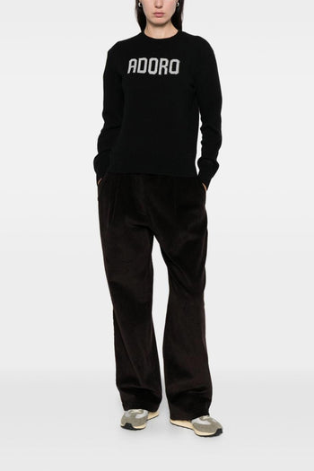 Saint Barth Maglia Nero Donna Adoro - 3