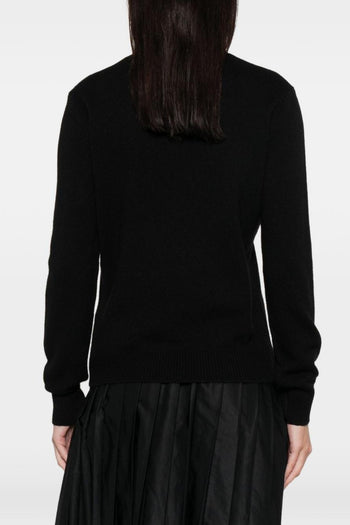 Saint Barth Maglia Nero Donna Bollicine e Paillettes - 3