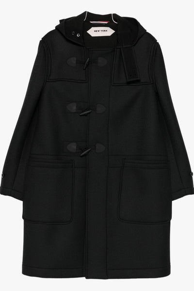 New York Cappotto Nero Uomo