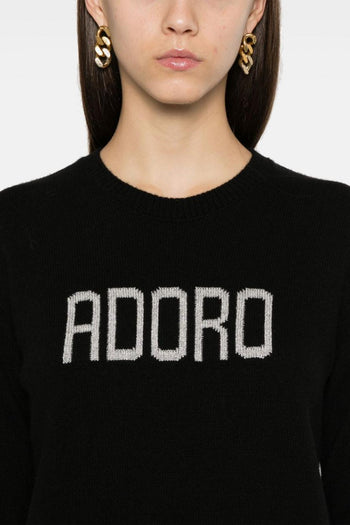 Saint Barth Maglia Nero Donna Adoro - 5