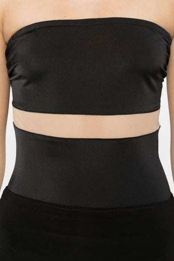 Body a Rete Donna Nero - 2