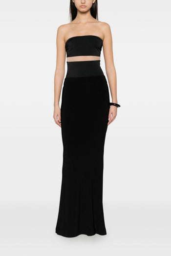 Body a Rete Donna Nero - 5