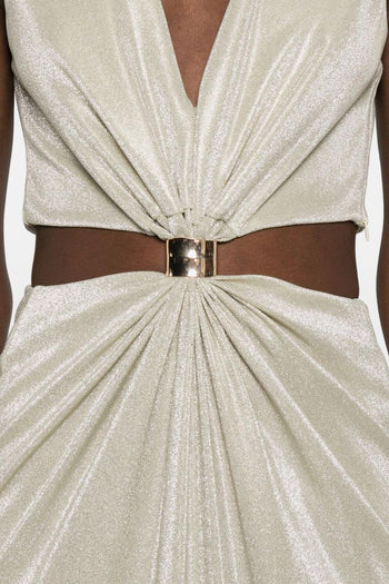 Abito Cut Out Donna Platino - 3