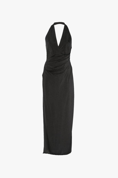 Abito Scollo all'Americana Donna Nero