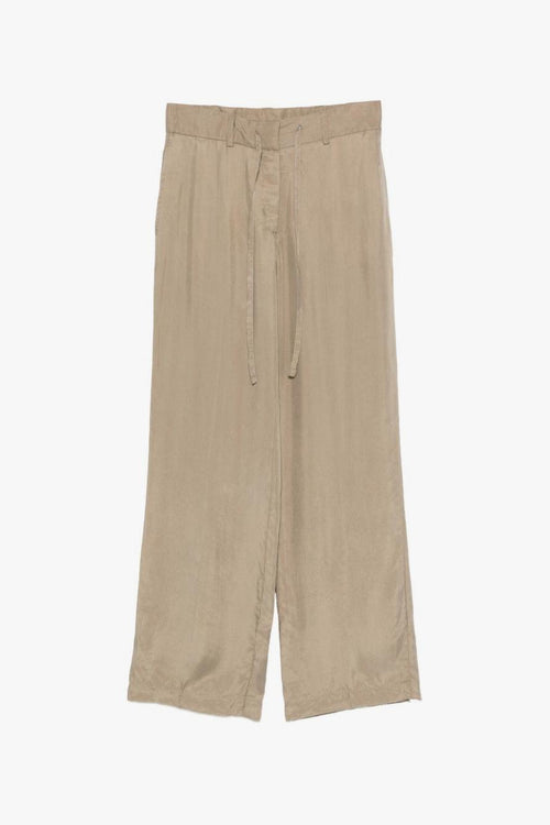 Pantaloni Ampi Donna Beige