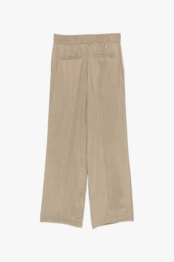 Pantaloni Ampi Donna Beige - 3