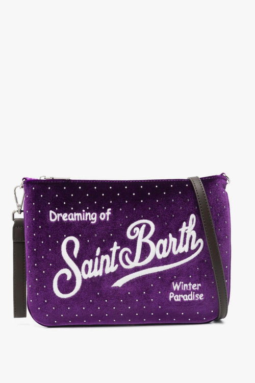 Saint Barth Pochette Donna Parisienne Velluto