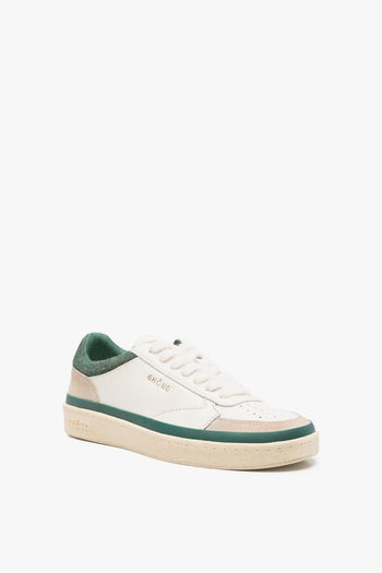 Scarpa Bianco-Verde Uomo Pads Crack - 4