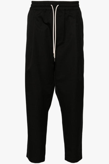 Pantalone Nero Uomo Coulisse Lunga - 5