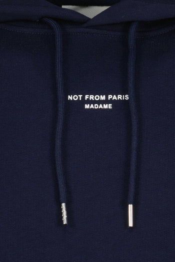 Felpa Not From Paris Madame Uomo Blu - 3