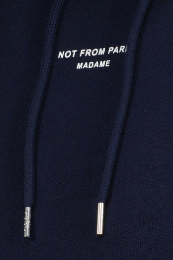 Felpa Not From Paris Madame Uomo Blu - 4
