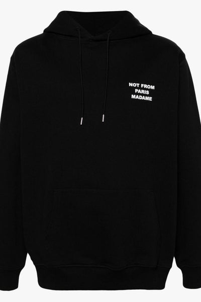Felpa Nero Uomo Not From Paris Madame