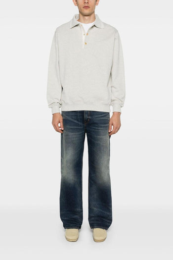 Polo Grigio Uomo Maniche Lunghe - 3