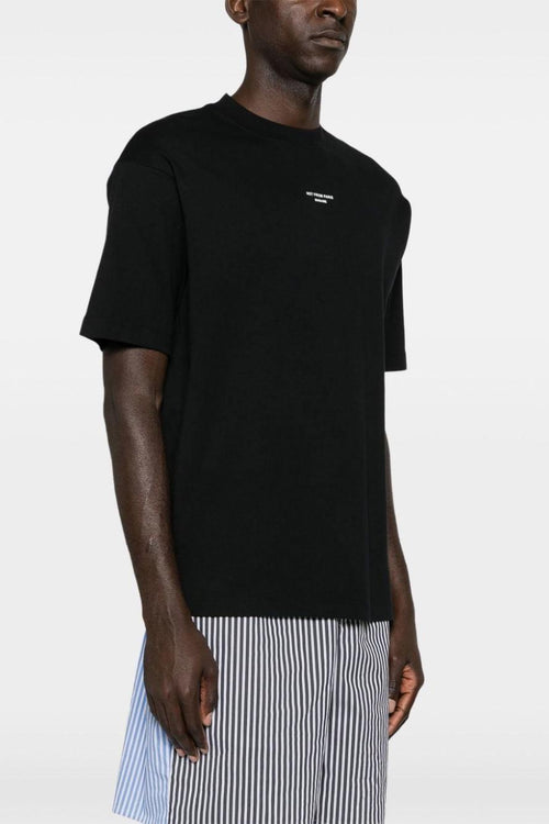 T-Shirt Nero Uomo Not From Paris Madame
