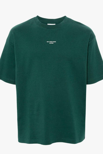 T-Shirt Not From Paris Madame Uomo Verde - 5