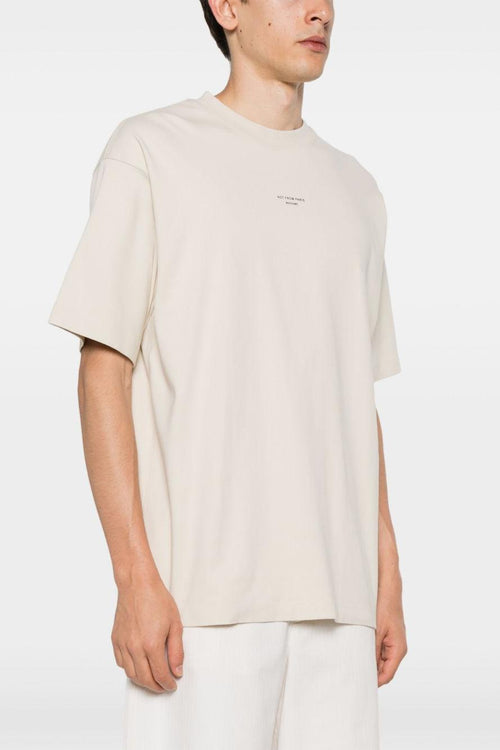 T-Shirt Not From Paris Madame Uomo Beige