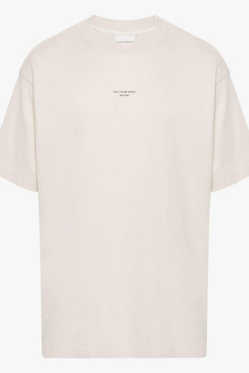 T-Shirt Not From Paris Madame Uomo Beige - 5