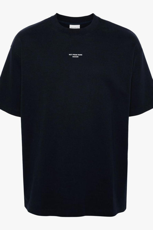 Not From Paris Madame Uomo T-shirt Blu