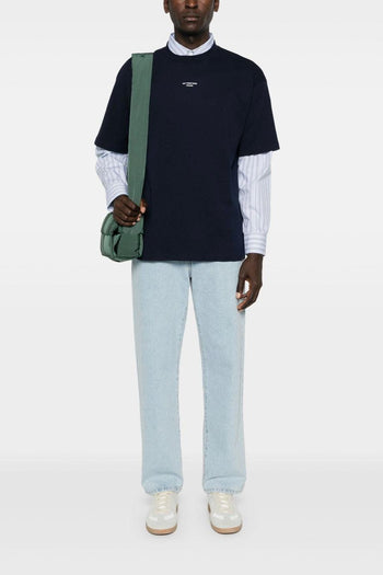 Not From Paris Madame Uomo T-shirt Blu - 5